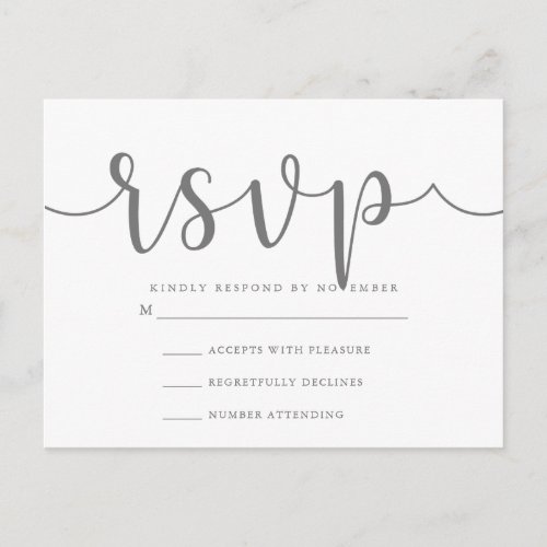 RSVP Post Card