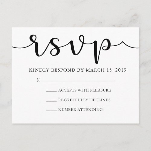 RSVP Postcard