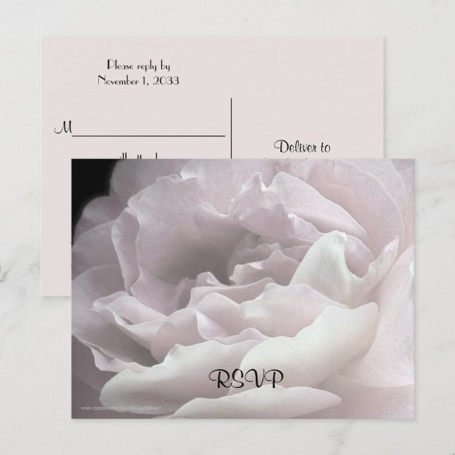 RSVP Postcard, Any Occasion Invitation Postcard (Front/Back)