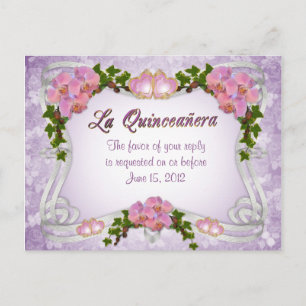 RSVP Postcard Qiuneanera