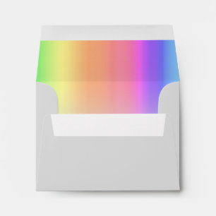 RSVP Rainbow Gray Envelope
