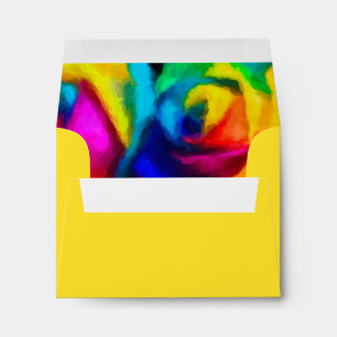 RSVP Rainbow Roses Envelope