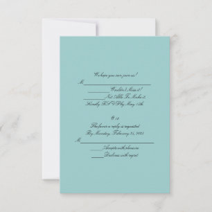RSVP Response Card