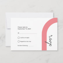 RSVP Response Card | Classic Style