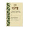 RSVP response card Irish shamrocks
