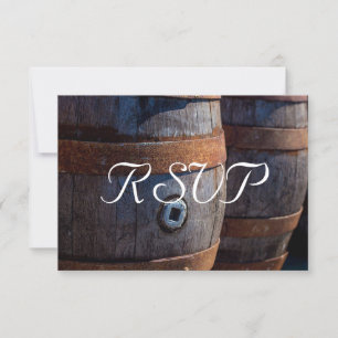 RSVP - Rustic Country Vineyard Wine Barrel