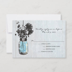 RSVP Rustic Hanging Mason Jar Wedding
