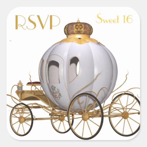 RSVP Sweet 16 Square Sticker