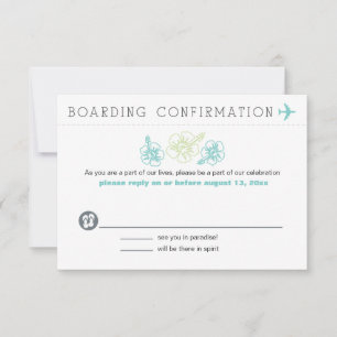 RSVP to Nassau Boarding Pass Card