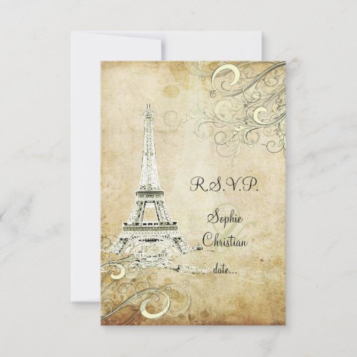 RSVP VINTAGE EIFFEL TOWER/VANILLA SWIRLS
