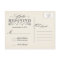 RSVP Vintage White Wedding Reply Postcards