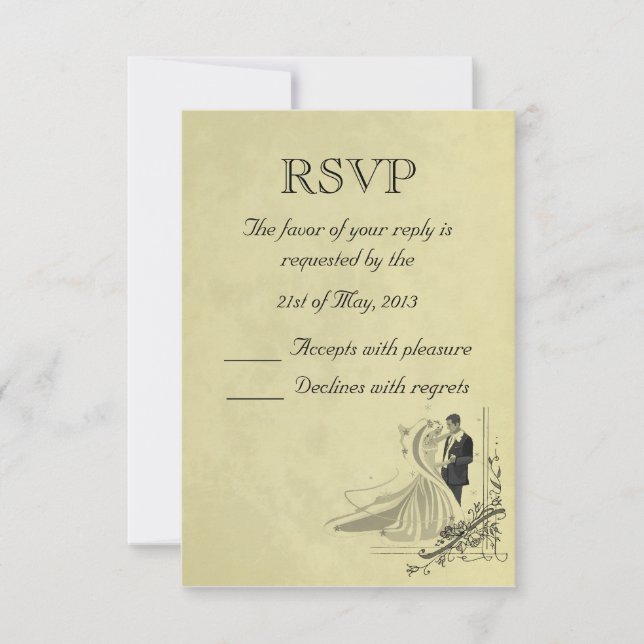 RSVP Wedding Card (Front)