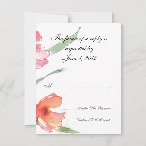 RSVP wedding cards and invitations