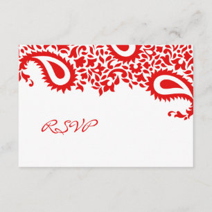 RSVP Wedding Indian Style Card