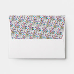 RSVP WHIMSICAL PATTERN ENVELOPE