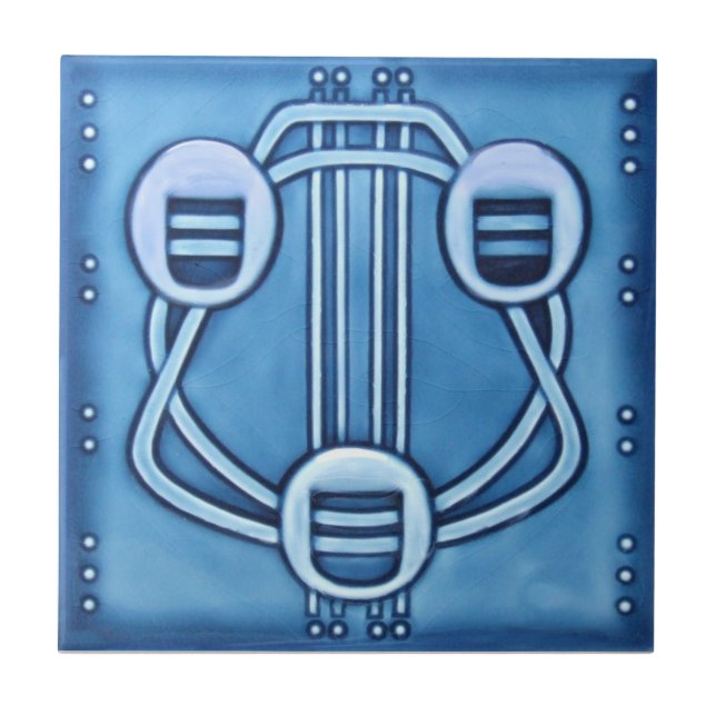 RT003 Faux-Relief Antique Reproduction Tile (Front)