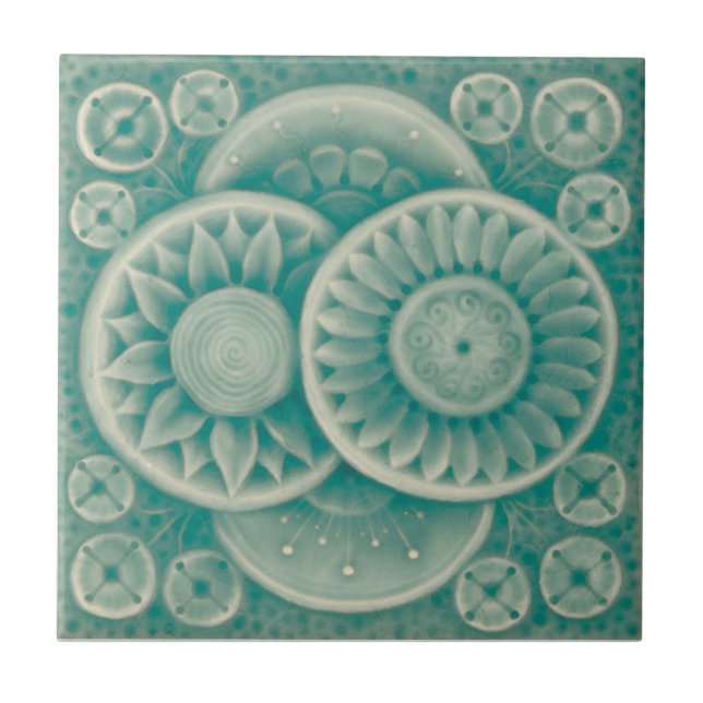 RT015 Faux-Relief Antique Reproduction Tile (Front)