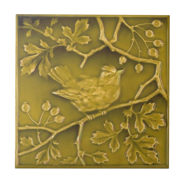 RT042 Faux-Relief Antique Reproduction Tile (Front)