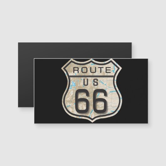Rt 66 magnet15c (Front/Back)