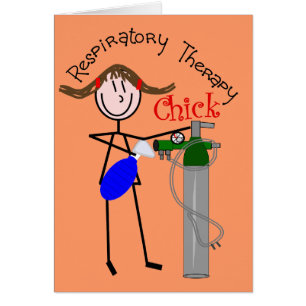 RT Chick O2 Tank and Ambu Bag Stick People Cards