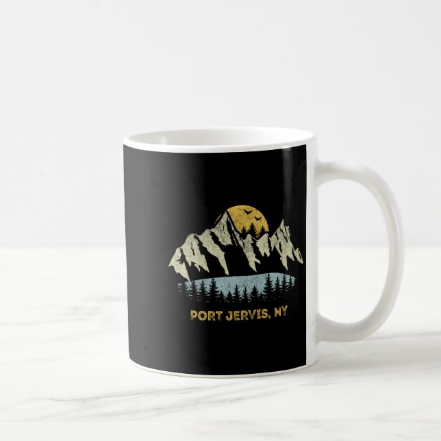Rt Jervis New York Mountain Sunset Sunrise Ny _1  Coffee Mug (Right)