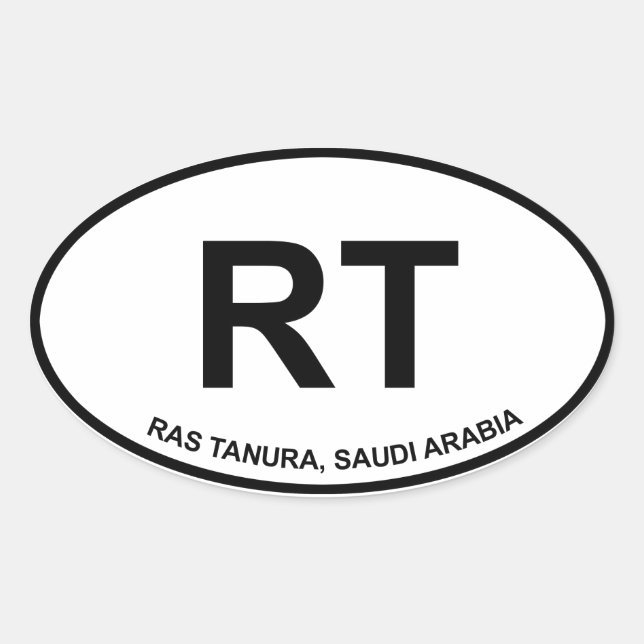 RT Oval Sticker (Front)