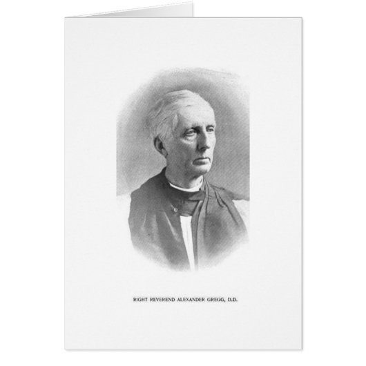 Rt. Rev. alexander Gregg Cards (Front)