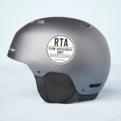 RTA Flow Assessment Unit Sticker