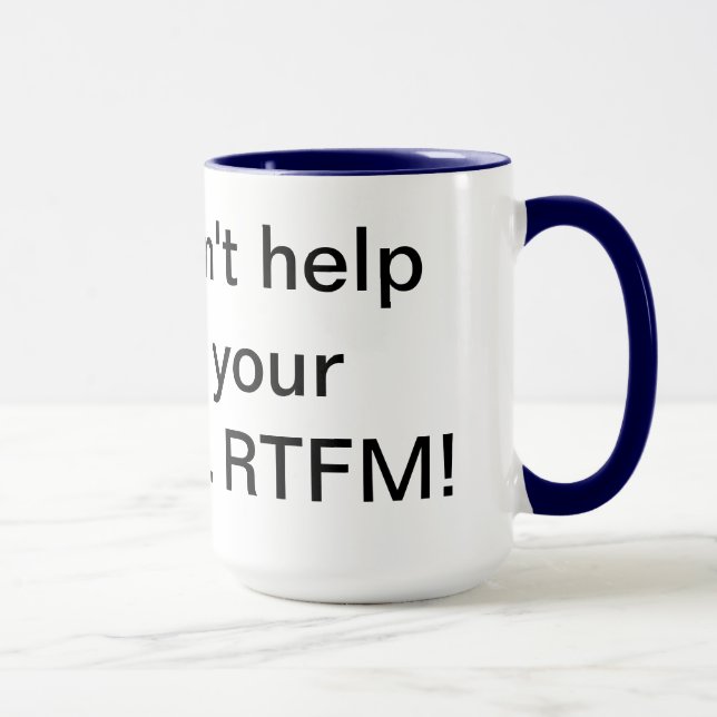RTFM 15oz Mug (Right)