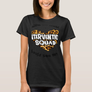 RTI Team Response Teacher Back to School Intervent T-Shirt