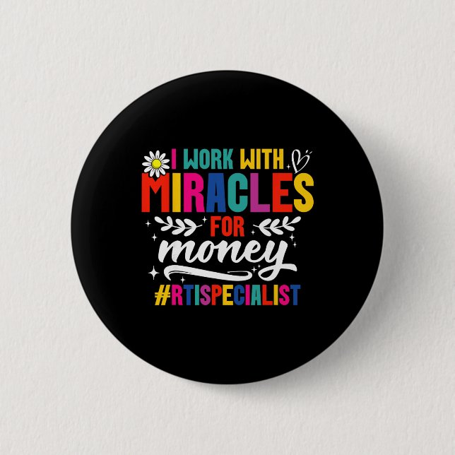 Rti Team Rti Crew Miracle Response Intervention Te Button (Front)