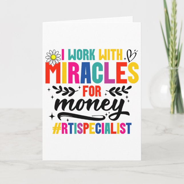 Rti Team Rti Crew Miracle Response Intervention Te Card (Front)