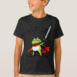 Rtland Frog Protest Resist Funny Frogs Activist T-Shirt