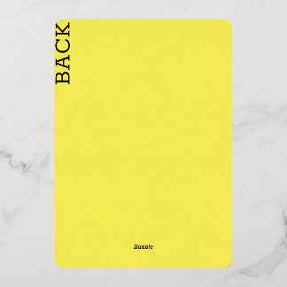 rtseh foil holiday card