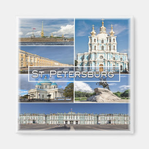 RU Russia - SAINT ST. PETERSBURG - Fridge Magnet