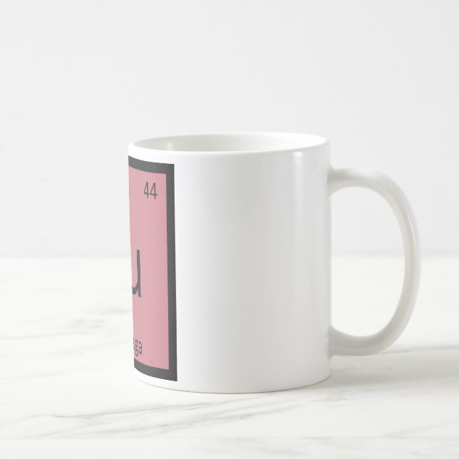 Ru - Rutabaga Vegetable Chemistry Periodic Table Coffee Mug (Right)