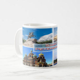 RU Saint Petersburg - Bronze Horseman - Hermitage Coffee Mug