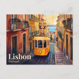 Rua da Bica Portugal Postcard