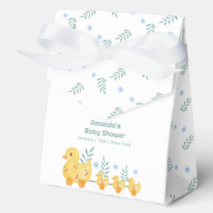 Rub A Dub Dub Cherry Mommy Duck Baby Shower  Favor Boxes