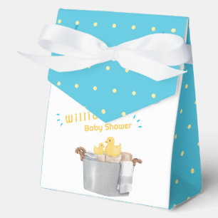 Rub A Dub Dub Clothesline Rubber Duck Baby Shower Favor Boxes