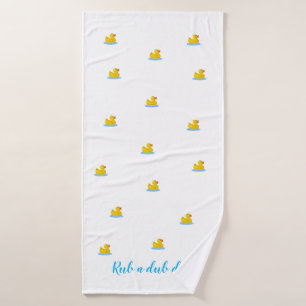 Rub A Dub Dub Duck Bath Towel