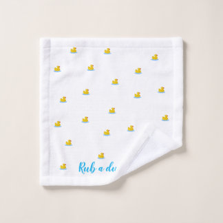 Rub A Dub Dub Duck Washcloth