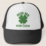 Rub Me For Luck Trucker Hat at Zazzle