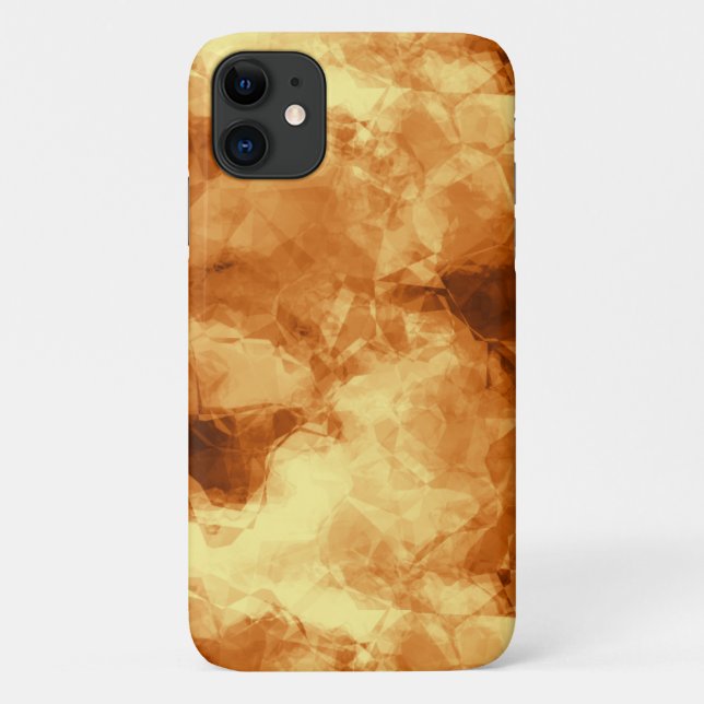Rubbed Gold Foil Design Case-Mate iPhone Case (Back)