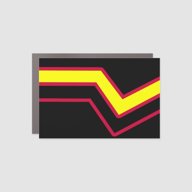 Rubber and Latex Pride House Flag Car Magnet (Front)