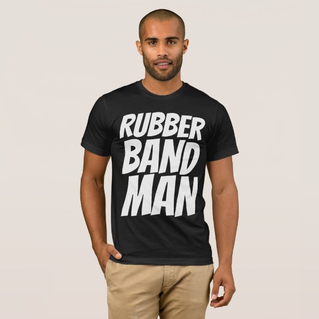 RUBBER BAND MAN MEN'S VINTAGE T-Shirts Tees (Front Full)