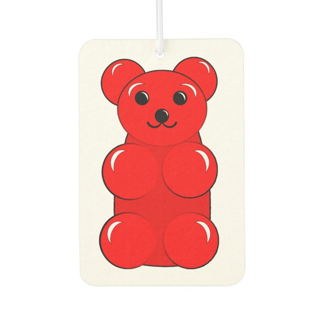 rubber bear air freshener (Front)