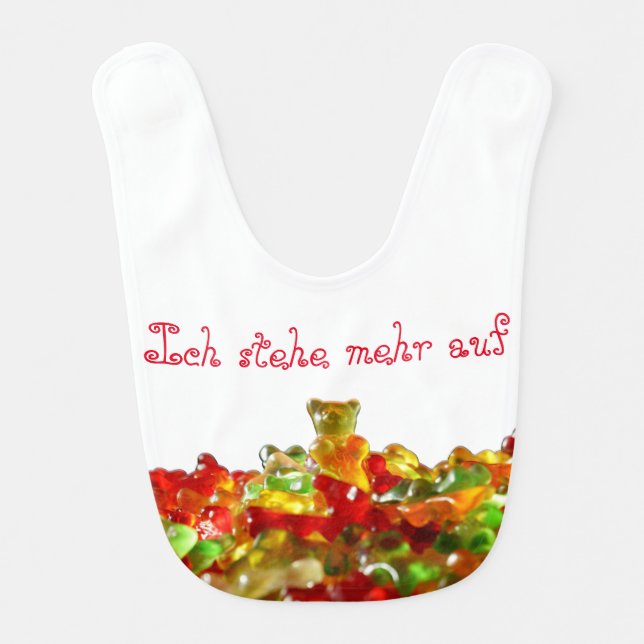 rubber bear bib (Front)