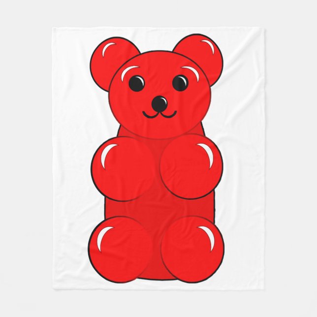 rubber bear fleece blanket (Front)
