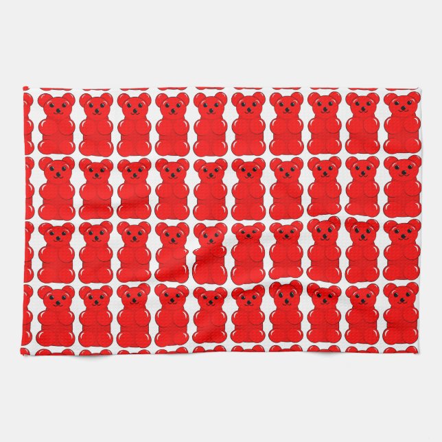 rubber bear kitchen towel (Horizontal)